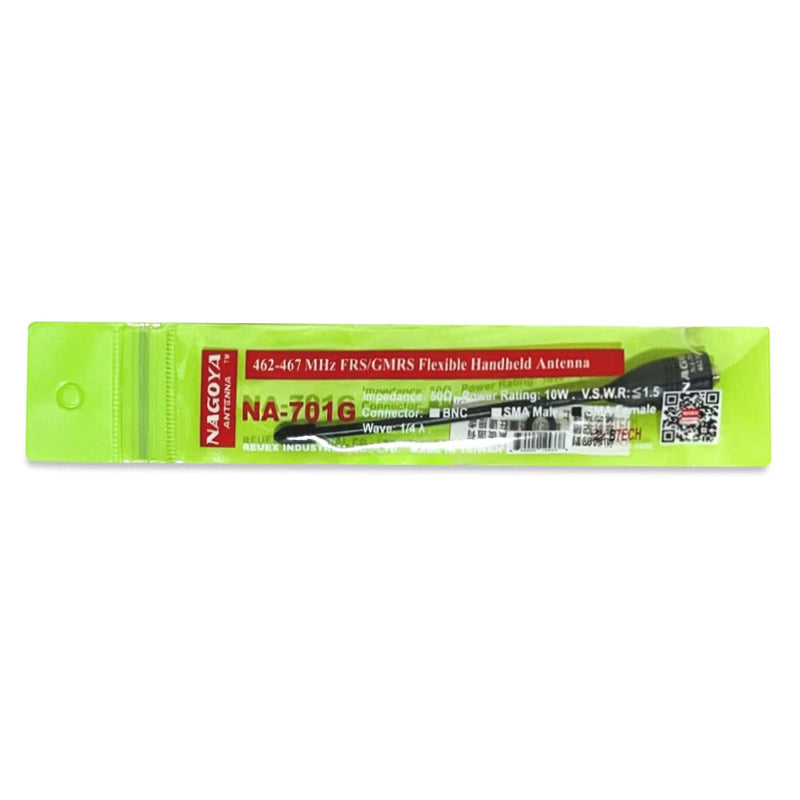 Authentic Genuine Nagoya NA-701G 5.5-Inch Whip GMRS (462MHz) Antenna SMA-Female for BTECH and BaoFeng Radios Handheld Antenna NA-701G GMRS SMA-F