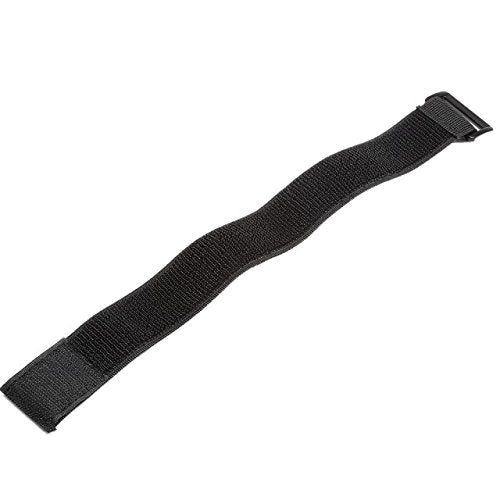 Glo-shine Universal Elastic Adjustable Sport Armband Strap for All Models IPO with Silicone or Leather Case with Armband Slots (Black)