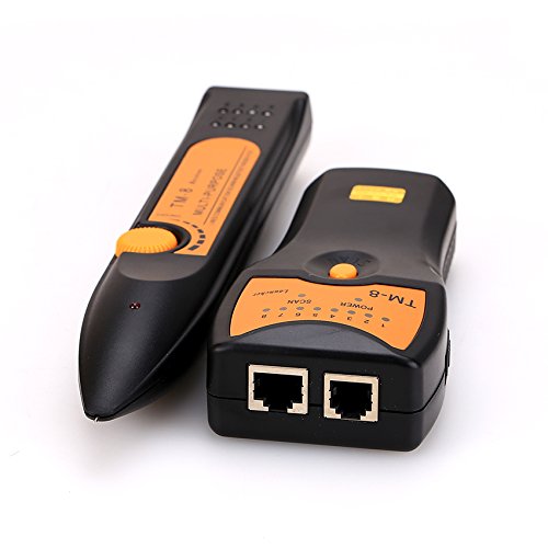 TM-8 RJ11 RJ45 Cat5 Cat6 LAN Network Cable TesterTelephone Wire Tracker Toner Detector Line Finder