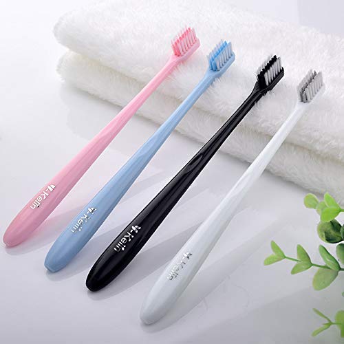 Y-kelin V-Shaped Orthodontic Toothbrush Soft Bristle (4 pcs) with one Inter-Dental Brush 4 Count (Pack of 1)