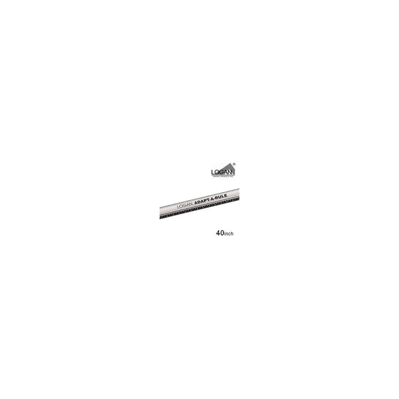 Logan Graphic Products Inc. Adapt-a-Rule Cutting Guide 40 in. Handheld Mat Cutter and Straight Edge for Matting and Framing