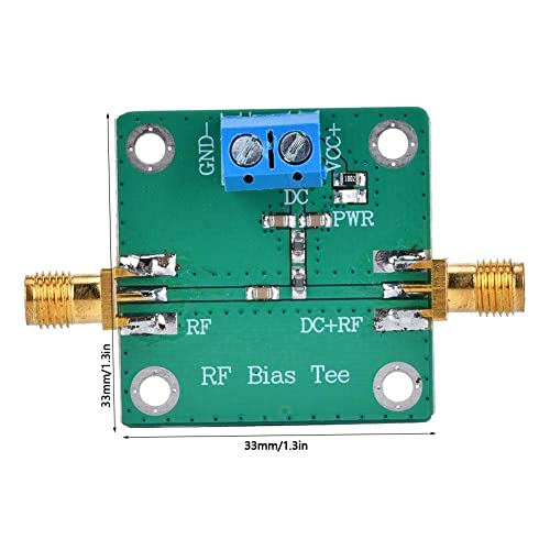 10-6000MHz Bias T Module DC Bias Power Supply DC Blocks Connection Modes for Active Antenna Broadband Amplifiers