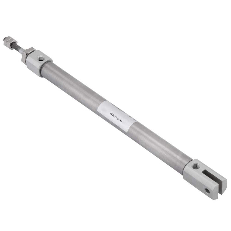 Pneumatic Air Cylinder, Double-Acting Cylinder 10mm Diameter 100mm Stroke Pressure 1Mpa Made of Stainless Steel