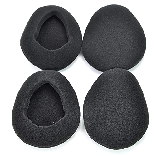 4 x Ear Pads - defean Replacement Automobile Headphone Foam Compatible with Infrared Wireless Headphones in GM Ford Toyota Nissan Automobile Entertainment DVD Player Systems 80x65mm