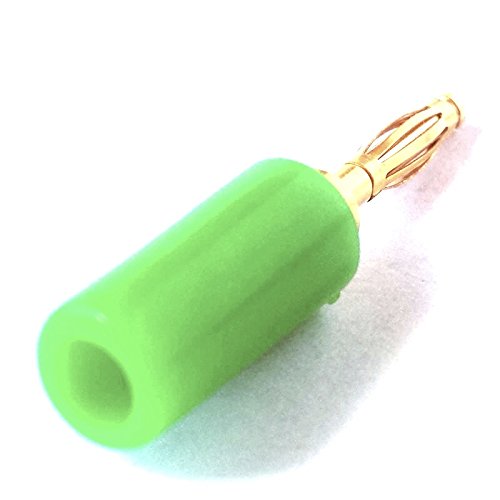 CESS 5-Colors 2mm Mini Banana Male Plug Jack Cable Connector (10 Pack)