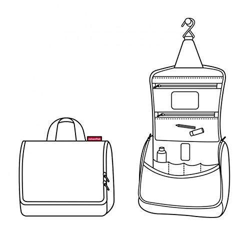 reisenthel Toiletbag, Compact Hanging Travel Toiletry Organizer, Dots