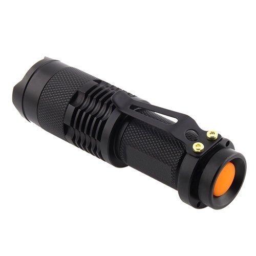 High Power One Mode Red LED Flashlight, Powerful Single Mode Red Flashlight, Red Light Flashlight Red LED Red Light Torch For Astronomy, Aviation, Night Observation-Black