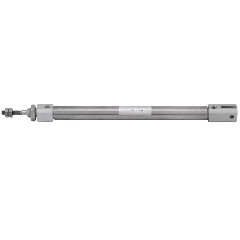 Pneumatic Air Cylinder, Double-Acting Cylinder 10mm Diameter 100mm Stroke Pressure 1Mpa Made of Stainless Steel