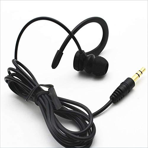Single Side Earbud Headphones Stereo in-Ear Earphone Ear Hook Earpiece for iPhone Android Smartphones MP3 Players