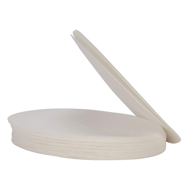 Labasics Quantitative Filter Paper Circles, 125 mm Diameter Cellulose Filter Paper with 15 to 20 Micron Particle Retention Medium Filtration Speed, Pack of 100