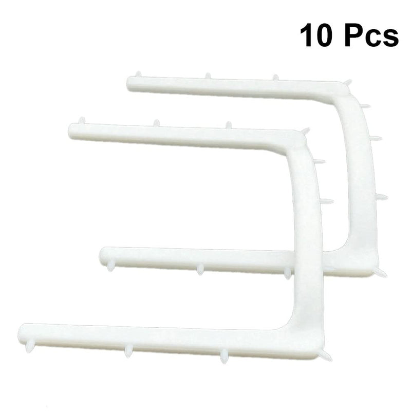 Healifty 10pcs Disposable Dental Rubber Dam Frame Holder Autoclavable Rubber Barrier Bracket Distracter Lab Instrument