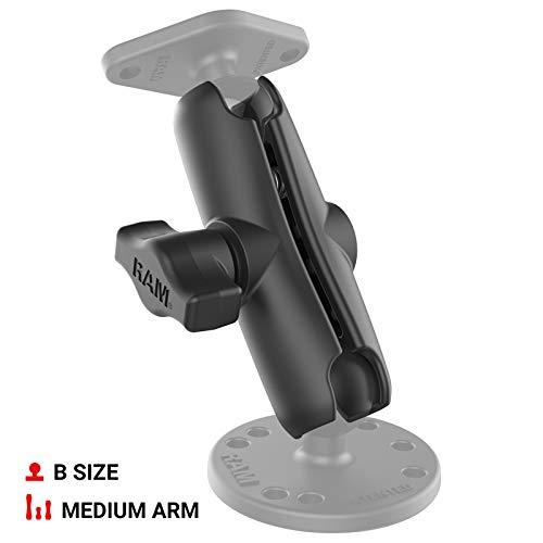 RAM Mounts RAM-B-201U-C Double Socket Arm (Long) Compatible with RAM B Size 1" Ball Components Long Arm