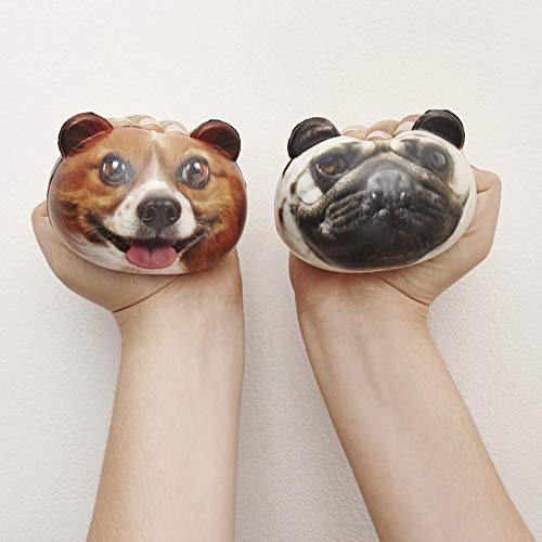 Kikkerland Dog Stress Balls - Assorted Faces