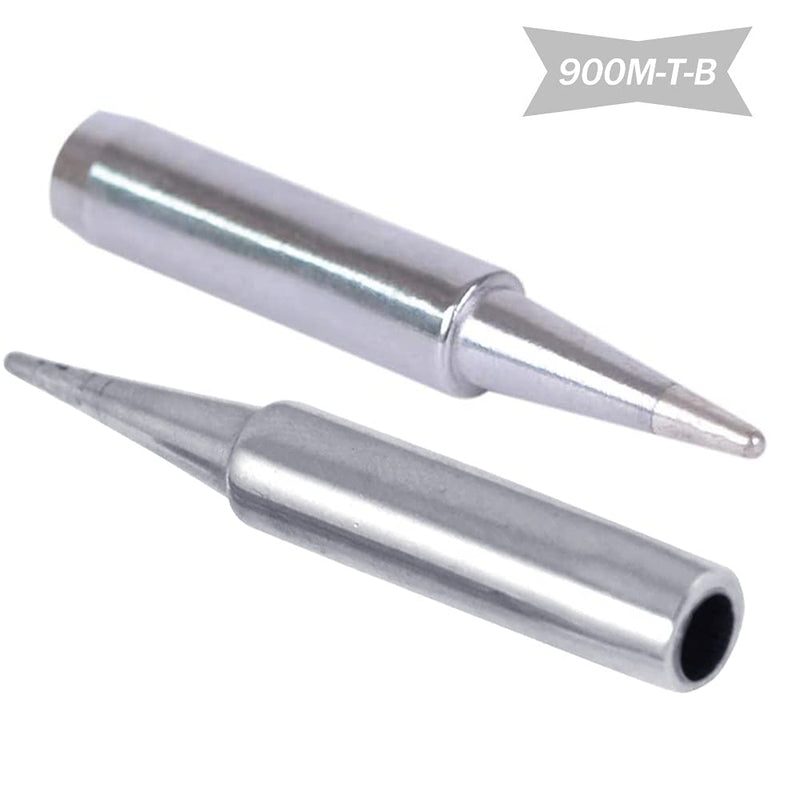 Saipor 10 pieces 900M-TB soldering tip replacement soldering tips set 900M soldering station tool (900M-TB)