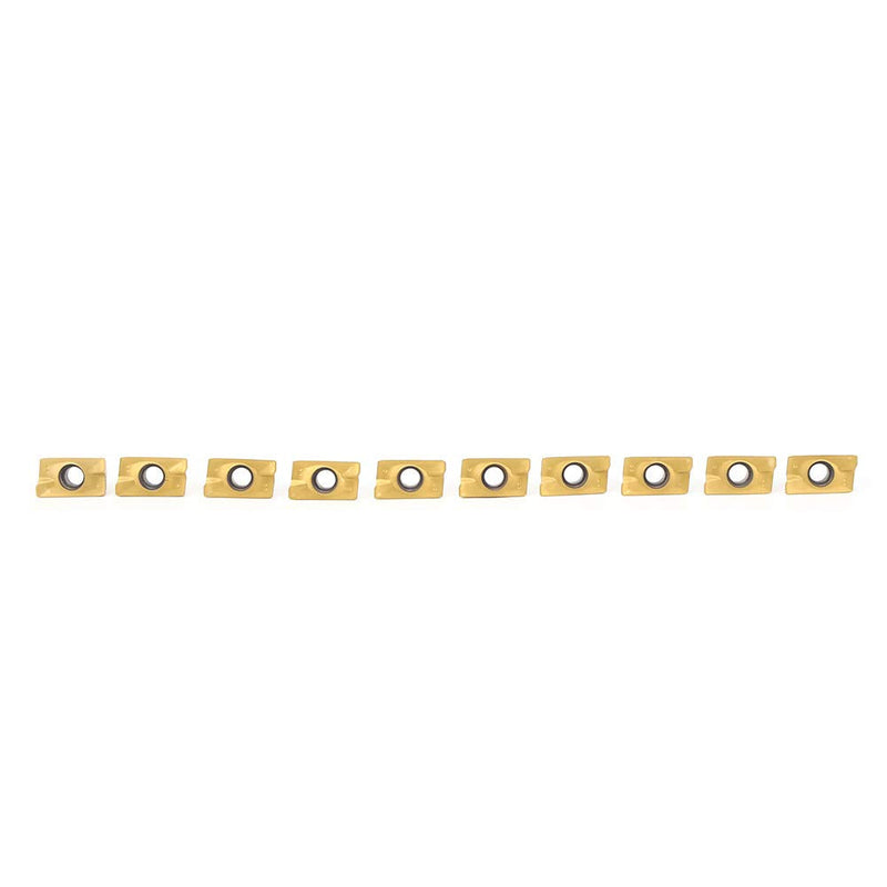 10PCS CNC Carbide Insert Cutter APMT1604 Carbide Inserts Milling Inserts Carbide Lathes with Cement Carbide 15-50 HRC Hardness