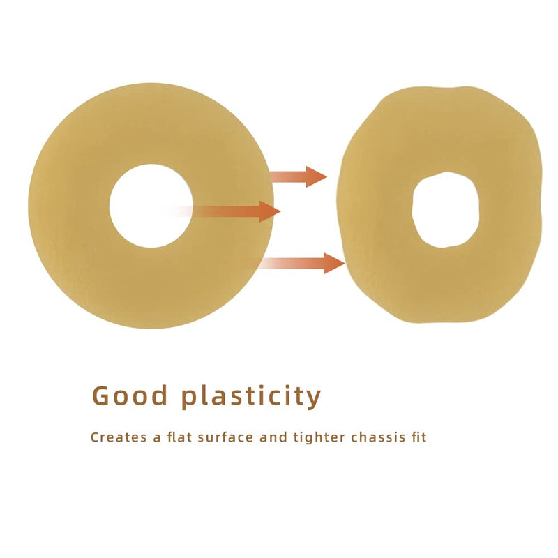 Ovand Ostomy Barrier Rings,Moldable Ostomy Rings,Hydrocolloid Skin Extender Rings for colostomy Bags,Sting-Free.