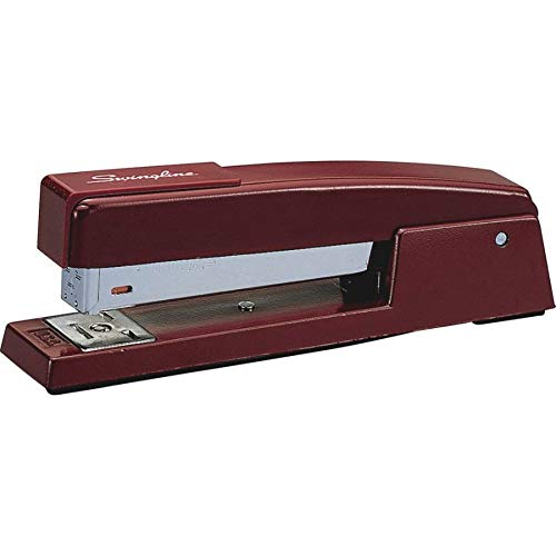 Swingline® Classic 747 Full Strip Stapler, 20 Sheet Capacity, Burgundy