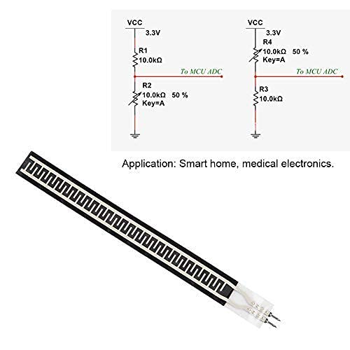 Pressure Sensor, ZD10 100 500g Thin Film Pressure Sensor with Resistance, 20℃ ~ 60℃ Force Sensitive Resistance Force Sensor for Monitoring Out of Bed