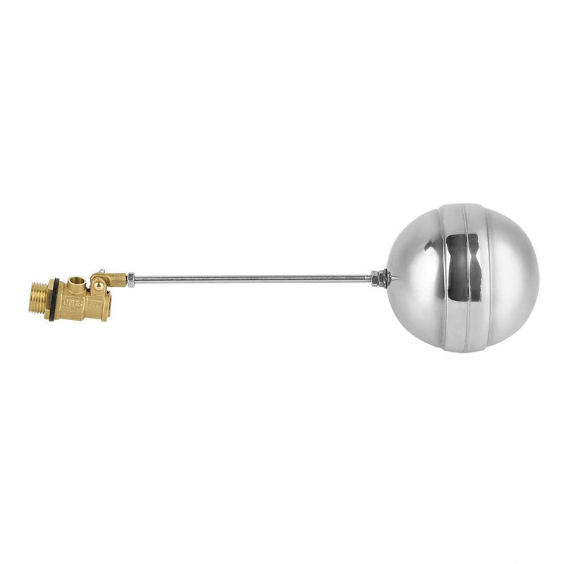 DN15 G1/2 Brass Male Thread Water Sensor Stainless Steel Float Ball Value GS06474 for Magnetic Level Switch Automatic Water Level Control