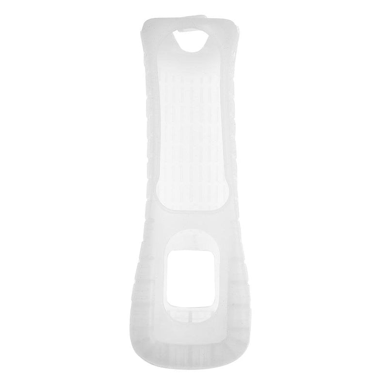 1 x Silicone Soft Cover for Wii Game Controller Soft Silicone Cover Case Protective Sleeve for Wii Remote Controller Protection (White) white