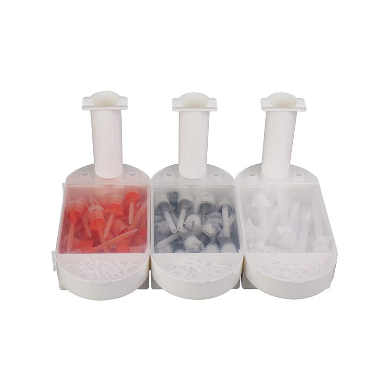 Holder for Dental Impression Dispenser Gun/Dental Mixing Tip/Dental Intra-Oral Tips Organizer