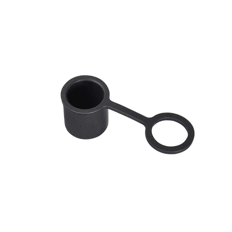 uxcell 5pcs BNC Silicone Protectors Cap Port Cover Anti Dust Black