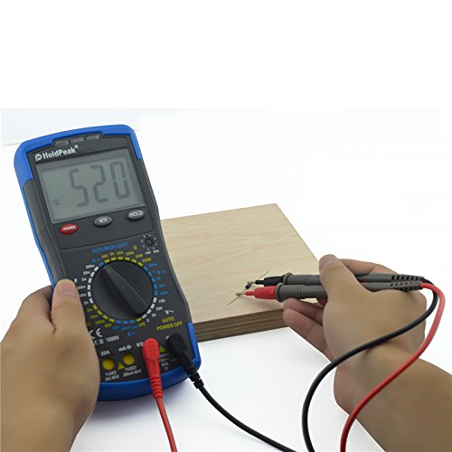 HOLDPEAK Digital Multimeter HP-770HC 6000 Counts Auto Ranging with NCV AC/DC Voltage Current Resistance Capacitor Frequency Temperature 2-HP-770HC Multimeter