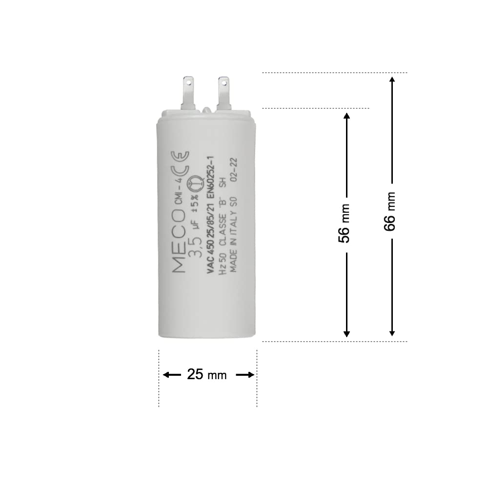 thumbnail image 2 of 2.8 µF Capacitor For SOMFY SIMU Motor – Awning & Shutter, 110-500V, Made In France 2 of 5