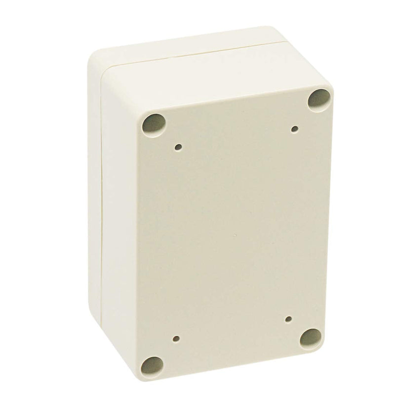 Zulkit Junction Box ABS Plastic Dustproof Waterproof IP65 Universal Electrical Boxes Project Enclosure Gray 3.9 x 2.7 x 2 inch (100 x 68 x 50 mm) 3.9" x 2.7" x 2"