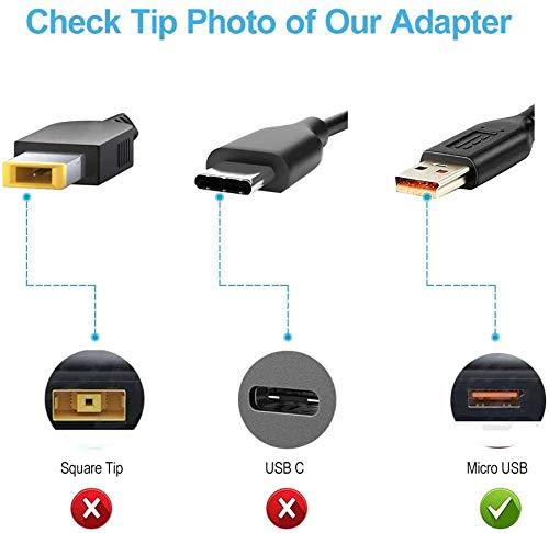 USB Charger Power Cable Fit for Lenovo Yoga 3 Pro 1370, 5L60J33144, 5L60J33145, Yoga 700 900, Yoga 3 11, Yoga 3 14, Yoga 3-1470 3-1370 3-1170 Pro-1370 11-5Y10 14-IFI 11-5Y10 145500119 145500121 Laptop