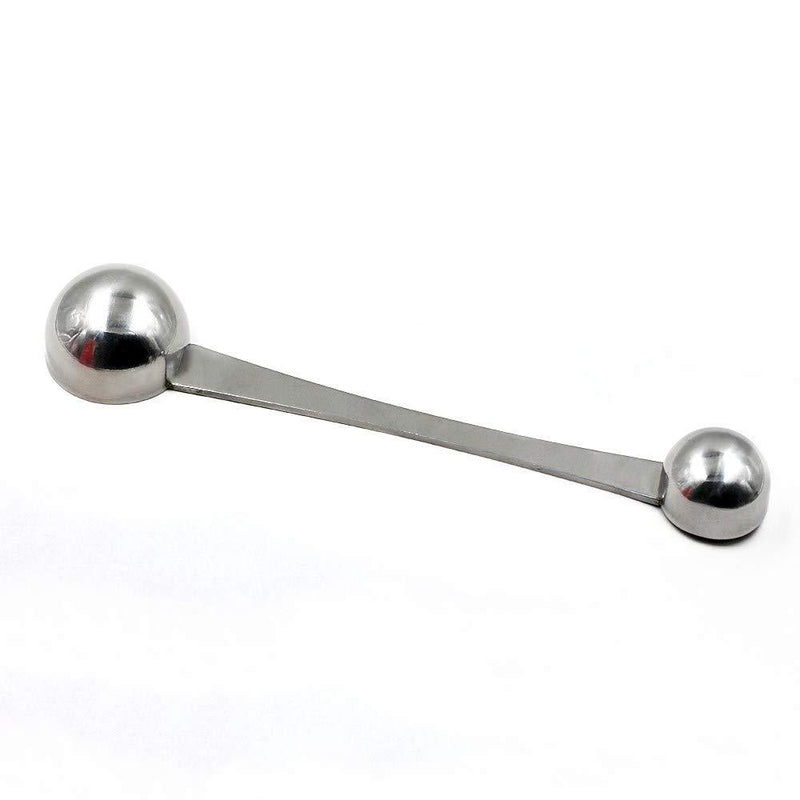 CoaGu Measuring Spoons 1 Tablespoon & 1 Teaspoon Long Handle,18/8 Corrosion Resistance Stainless Steel FDA Coffee Scoop with Tick Mark 1Tbsp&1Tsp
