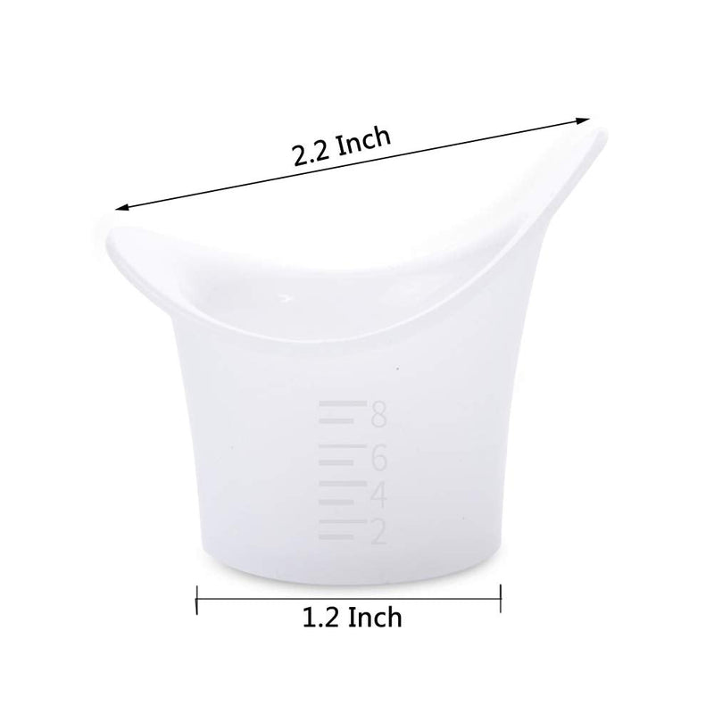 Gdeal Eye Bath Silicone Eye Wash Cup Set of 12 for Refresh and Clean Tired Eyes