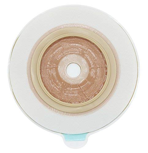 LotFancy 10 PCS Adhesive Stoma Skin Barriers for Two-Piece System Colostomy Bag - Ostomy Wafer Supply for Ileostomy Stoma Care, Cut-to-Fit
