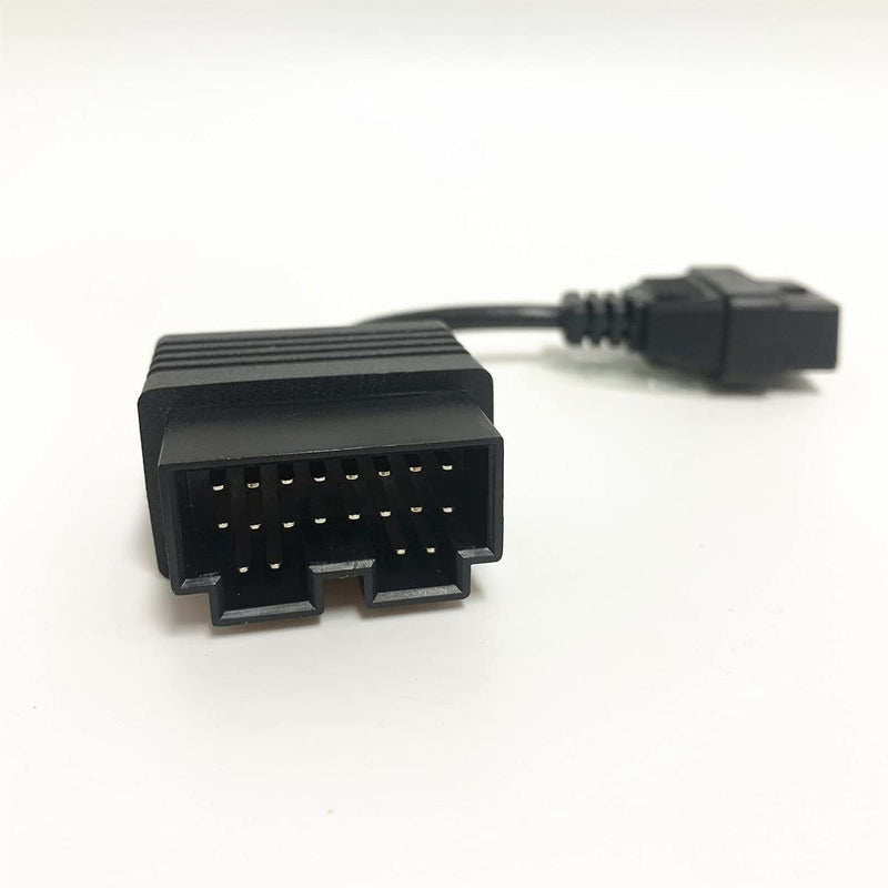 LITEMATIRA 20 Pin to 16 Pin OBD2 OBD II Diagnostic Adapter Cable Compatible with Kia, Female Diagnostic Tool Scanner Code Reader, 8" Length