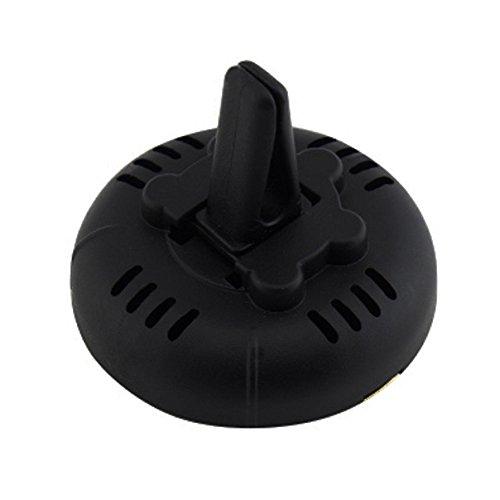 idain Car Dashboard Thermometer - Mini Vehicle Thermometer Decoration Air Vent Cilp no thermometer, black clip