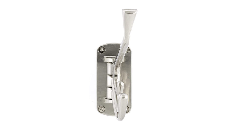 Richelieu Hardware NH027300195 Nystrom Triple Utility Swivel Hook, Brushed Nickel Brushed Nickel Finish
