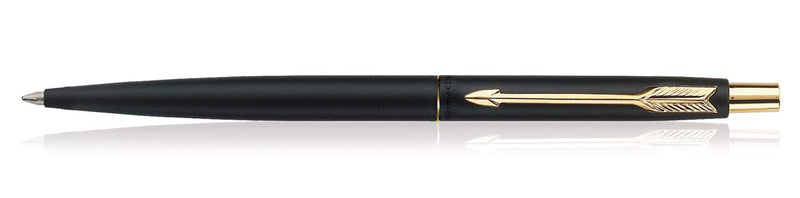 Parker Classic Matte Black Gold Trim Ball Pen