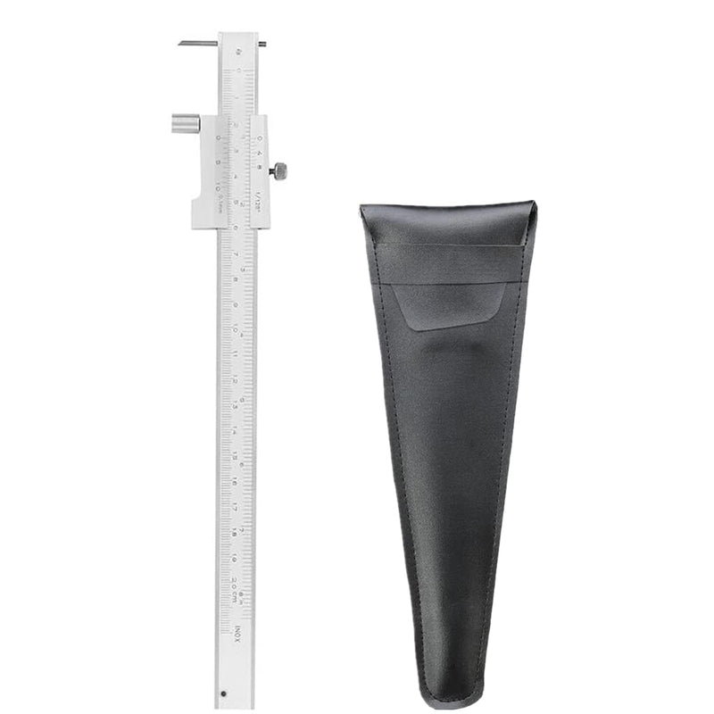Vernier caliper marking gauge with roller 0-200 mm, stainless steel, portable for iron, wood, plastic
