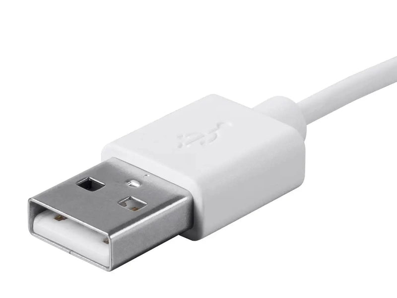 Monoprice Lightning to USB Charge & Sync Cable - 3 Feet - White | Apple MFi Certified for iPhone X, 8, 8 Plus, 7, 7 Plus, 6, 6 Plus, 5S, iPad Pro