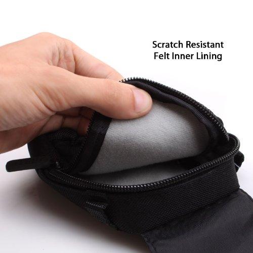 USA Gear Laser Rangefinder Case Holster with Shoulder Strap and Belt Loop - Compatible with Nikon 8397 ACULON AL11, TecTecTec VPRO500, Gogogo Sport, Coolshot 20, Monarch 7I, Vortex Optics, and More