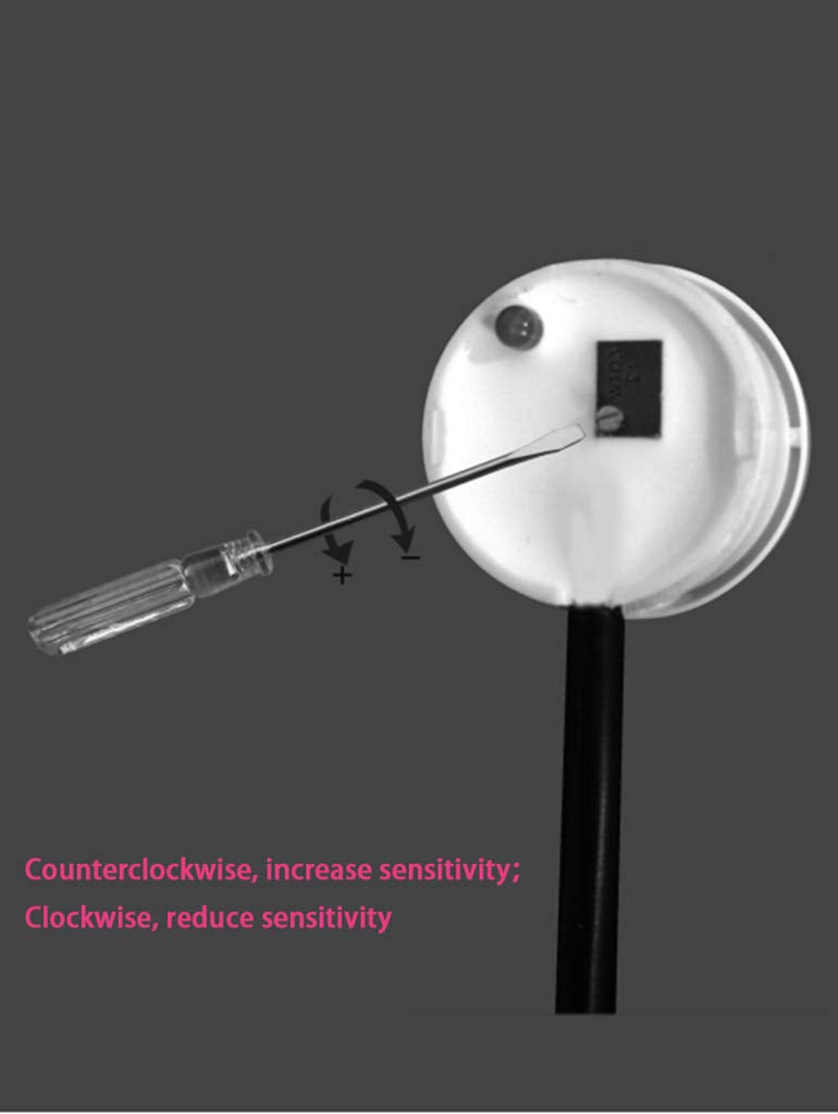 Taidacent Non-Contact Liquid Level Sensor Contactless Water Level Sensor Externally Attached Liquid Induction Level Switch Water Level Switch (PNP Output(5-12V)) PNP Output(5-12V)
