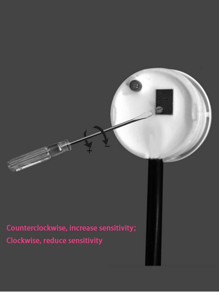 Taidacent Non-Contact Liquid Level Sensor Contactless Water Level Sensor Externally Attached Liquid Induction Level Switch Water Level Switch (PNP Output(24V)) PNP Output(24V)