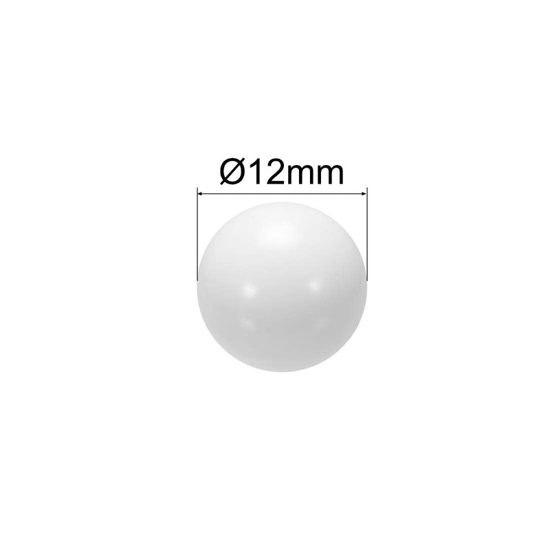 uxcell 12mm POM Coin Ring Making Balls, Plastic Bearing Ball 10pcs