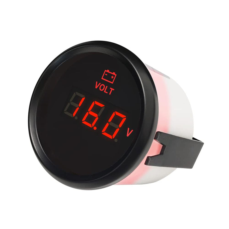 ELING Digital Voltmeter Volt Meter 8-32V with Backlight 52mm(2")