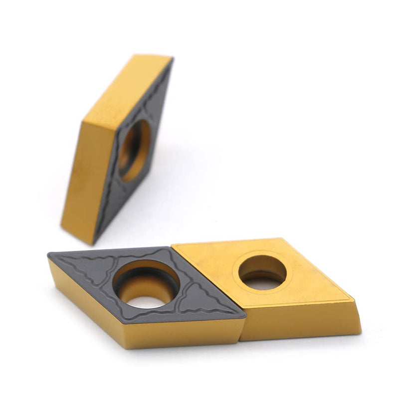 CDBP Turning Insert DCMT 11T304 DCMT32.51 for Turning Steel CVD Coated 10pcs DCMT11T304-MD