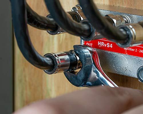 Jonard Tools ASWS-R716, Stubby Ratcheting Combination Speed Wrench, Angled Head, 7/16" 7/16" Box End, 3 3/4" Length