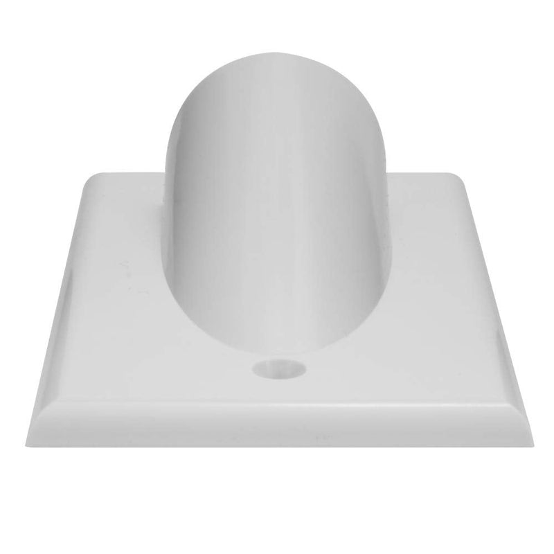 Single Gang Bundled Cable Wall Plate, White