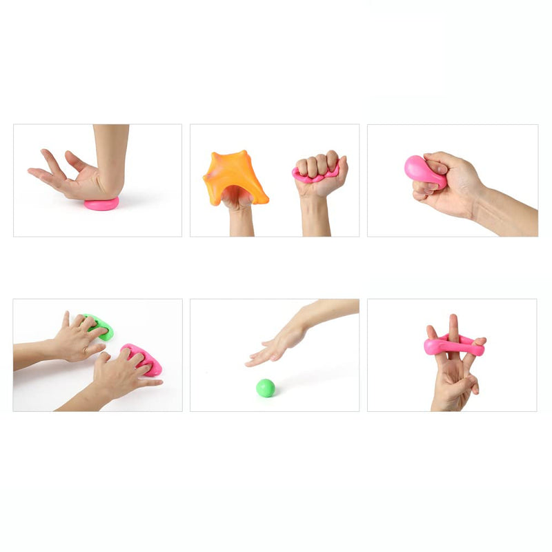 Exercise Putty - Therapy Putty - Play Putty for Kids (6 Pack, 1.8-oz Each) Hand Exercise Rehabilitation, Stress and Anxiety Relief, Increase fine Motor Skills and Finger Strength. - CLOUD PUTTY