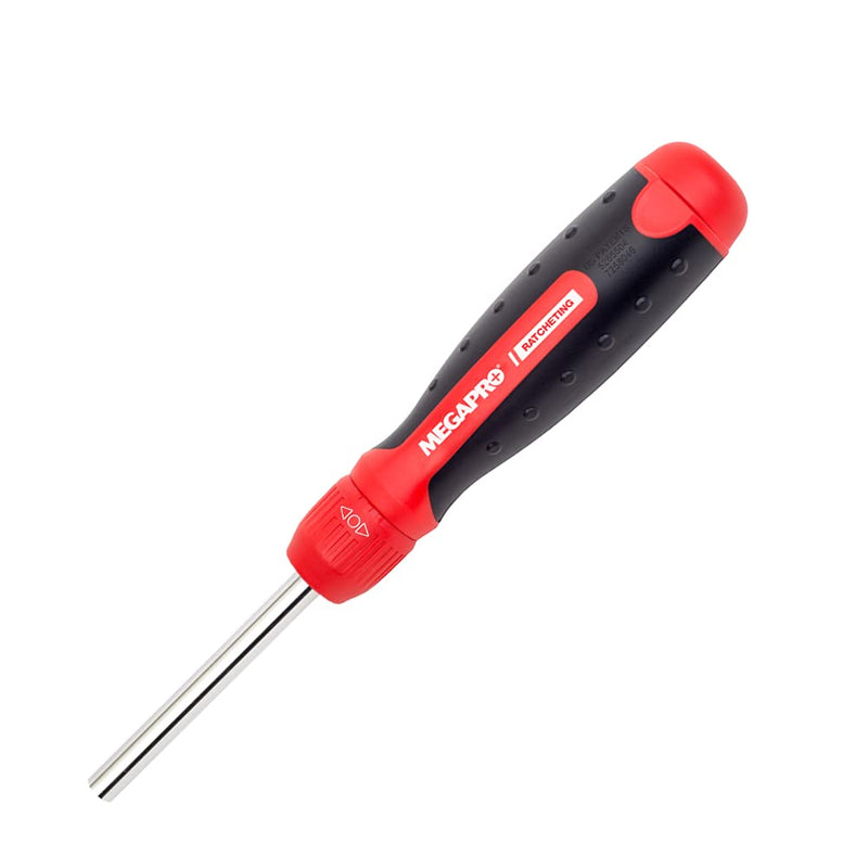 Megapro Marketing USA NC 211R2C36RD Ratcheting Screwdriver,Red Red