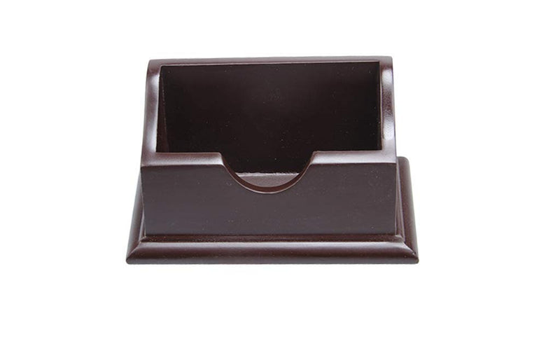 Wood Business Card Display Holder, Wooden Name Card Holder, Wooden Desktop Business Card Holder - Business Name Card Desktop Name Card Organizer, Single Compartment for Desk Desktop Table Organizer